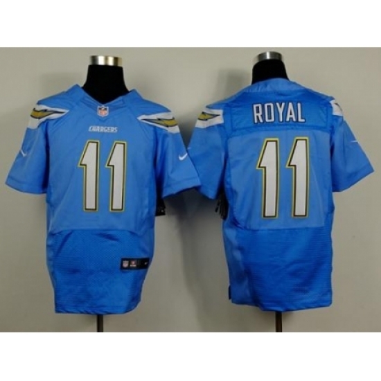 Nike San Diego Chargers 11 Eddie Royal Blue Alternate Elite NFL Jersey Nike San Diego Chargers 11 Eddie Royal Blue Alternate Elite NFL Jersey