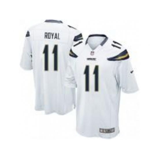 Nike San Diego Chargers 11 Eddie Royal White Elite NFL Jersey Nike San Diego Chargers 11 Eddie Royal White Elite NFL Jersey