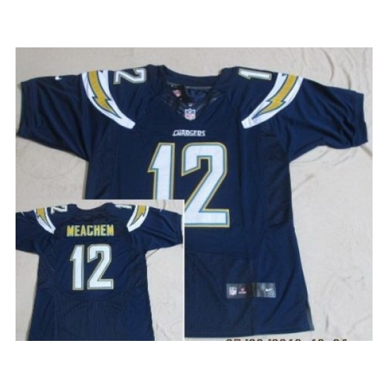 Nike San Diego Chargers 12 Robert Meachem Dark Blue Elite New NFL Jersey Nike San Diego Chargers 12 Robert Meachem Dark Blue Elite New NFL Jersey