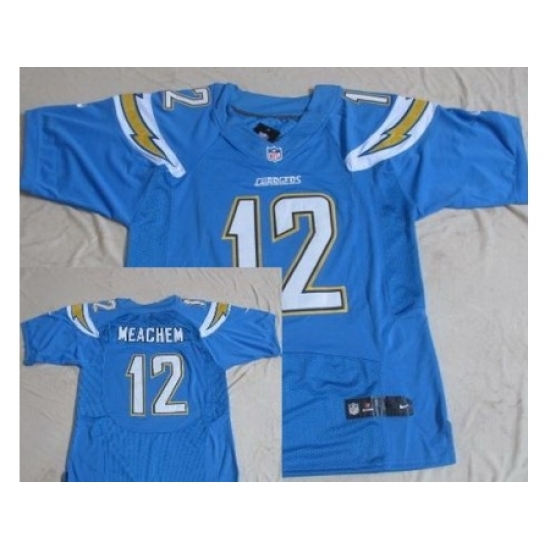 Nike San Diego Chargers 12 Robert Meachem Light Blue Elite New NFL Jersey Nike San Diego Chargers 12 Robert Meachem Light Blue Elite New NFL Jersey