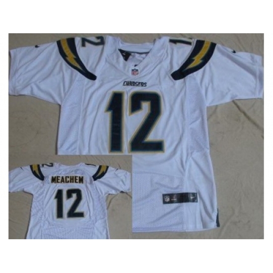 Nike San Diego Chargers 12 Robert Meachem White Elite New NFL Jersey Nike San Diego Chargers 12 Robert Meachem White Elite New NFL Jersey