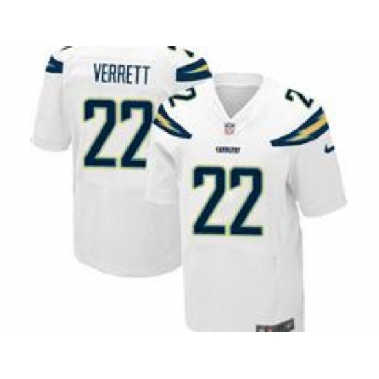 Nike San Diego Chargers 22 Jason Verrett white Elite NFL Jersey Nike San Diego Chargers 22 Jason Verrett white Elite NFL Jersey