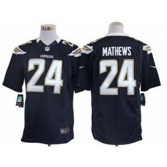 Nike San Diego Chargers 24 Ryan Mathews Dark Blue LIMITED NFL Jersey Nike San Diego Chargers 24 Ryan Mathews Dark Blue LIMITED NFL Jersey