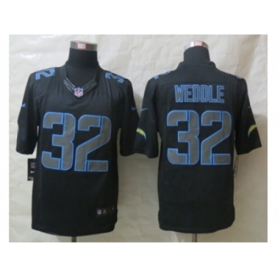 Nike San Diego Chargers 32 Eric Weddle Black Impact Limited NFL Jersey Nike San Diego Chargers 32 Eric Weddle Black Impact Limited NFL Jersey
