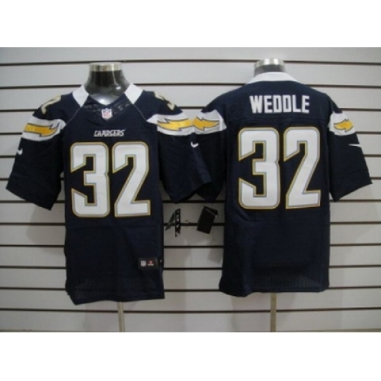 Nike San Diego Chargers 32 Eric Weddle Dark blue Elite NFL Jersey Nike San Diego Chargers 32 Eric Weddle Dark blue Elite NFL Jersey