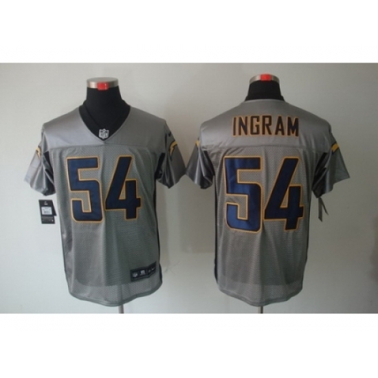Nike San Diego Chargers 54 Melvin Ingram Grey Elite Shadow NFL Jersey Nike San Diego Chargers 54 Melvin Ingram Grey Elite Shadow NFL Jersey