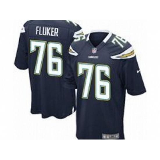 Nike San Diego Chargers 76 D.J. Fluker Dark Blue Game NFL Jersey Nike San Diego Chargers 76 D.J. Fluker Dark Blue Game NFL Jersey