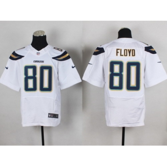 Nike San Diego Chargers 80 Malcom Floyd White Elite New NFL Jersey Nike San Diego Chargers 80 Malcom Floyd White Elite New NFL Jersey