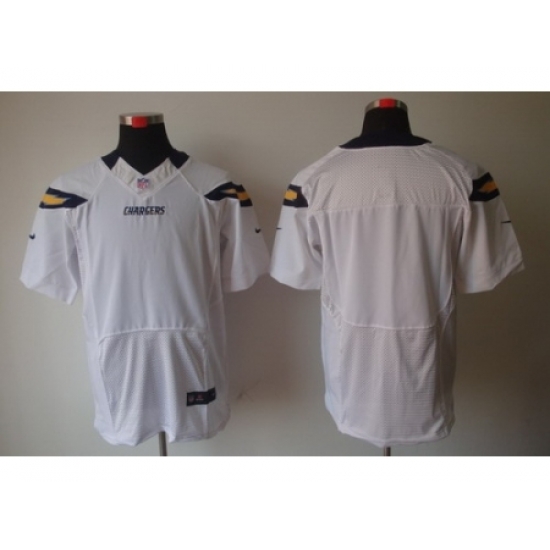 Nike San Diego Chargers Blank White Elite NFL Jersey Nike San Diego Chargers Blank White Elite NFL Jersey