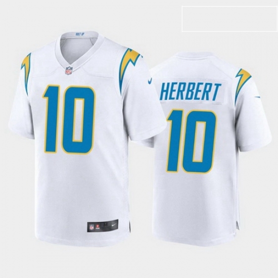 men justin herbert los angeles chargers white game jersey 2020 men justin herbert los angeles chargers white game jersey 2020