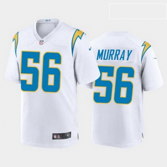 men kenneth murray los angeles chargers white game jersey 2020 men kenneth murray los angeles chargers white game jersey 2020