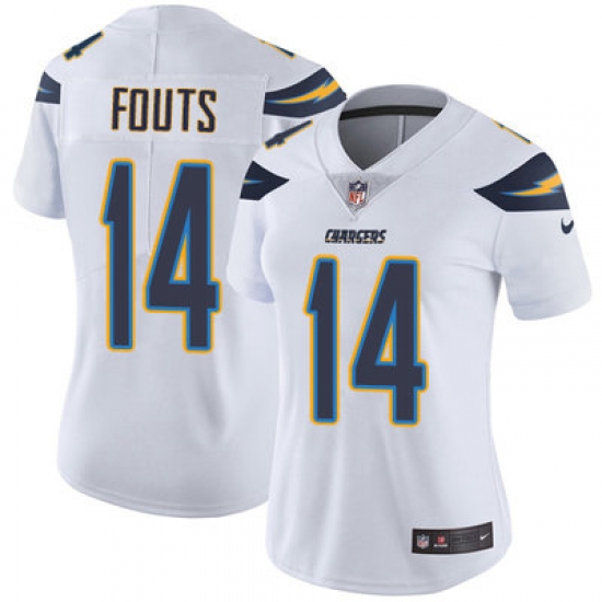 Nike Chargers #14 Dan Fouts White Womens Stitched NFL Vapor Untouchable Limited Jersey Nike Chargers #14 Dan Fouts White Womens Stitched NFL Vapor Untouchable Limited Jersey