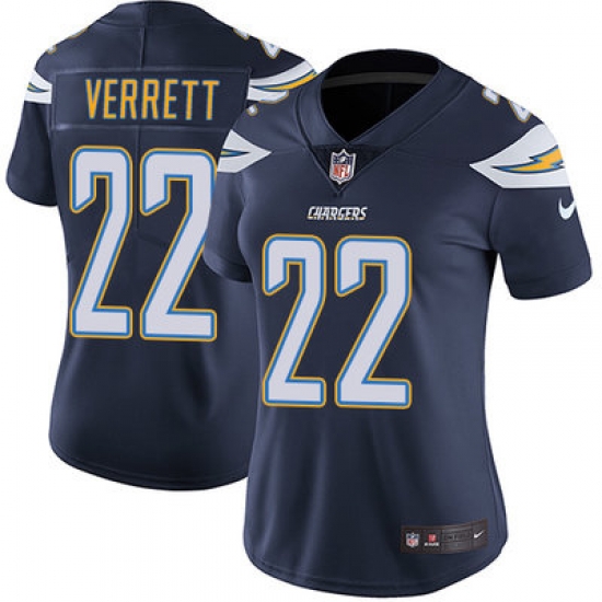 Nike Chargers #22 Jason Verrett Navy Blue Team Color Womens Stitched NFL Vapor Untouchable Limited Jersey Nike Chargers #22 Jason Verrett Navy Blue Team Color Womens Stitched NFL Vapor Untouchable Limited Jersey