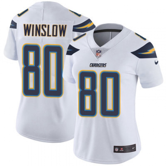 Nike Chargers #80 Kellen Winslow White Womens Stitched NFL Vapor Untouchable Limited Jersey Nike Chargers #80 Kellen Winslow White Womens Stitched NFL Vapor Untouchable Limited Jersey