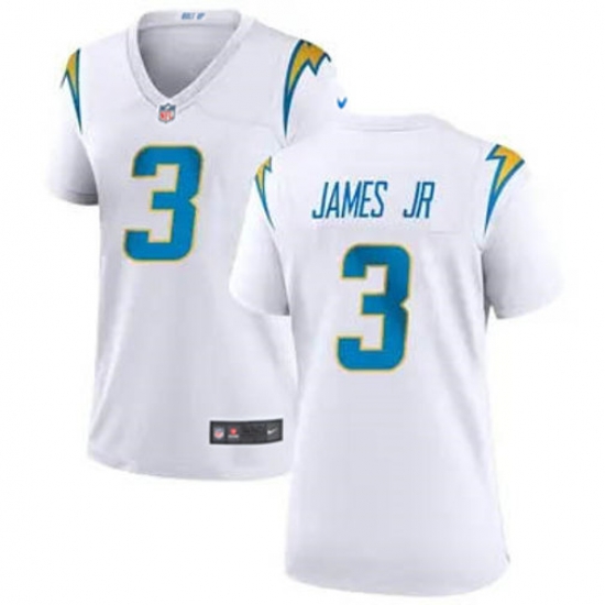 Women Los Angeles Chargers #3 Derwin James Jr. White Vapor Untouchable Limited Stitched Jersey Women Los Angeles Chargers #3 Derwin James Jr. White Vapor Untouchable Limited Stitched Jersey