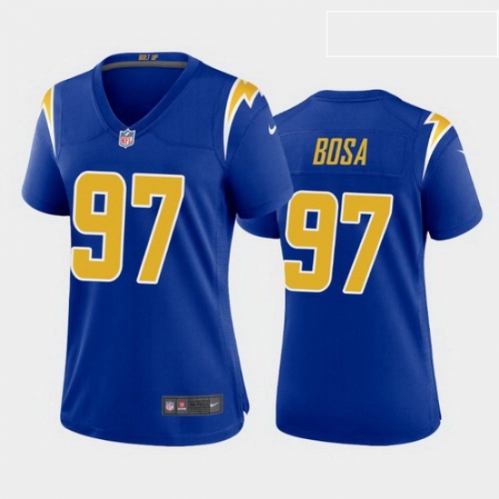 Women Nike Los Angeles 97 Chargers Joey Bosa Royal Blue Stitched NFL Jersey Women Nike Los Angeles 97 Chargers Joey Bosa Royal Blue Stitched NFL Jersey