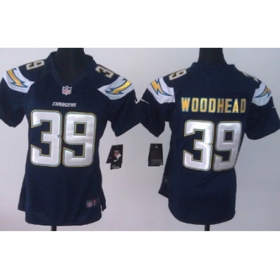 Women Nike San Diego Chargers #39 Danny Woodhead Blue NFL Jerseys Women Nike San Diego Chargers #39 Danny Woodhead Blue NFL Jerseys