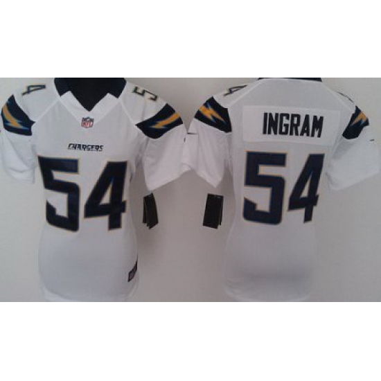 Women Nike San Diego Chargers #54 Melvin Ingram White Nike NFL Jerseys Women Nike San Diego Chargers #54 Melvin Ingram White Nike NFL Jerseys