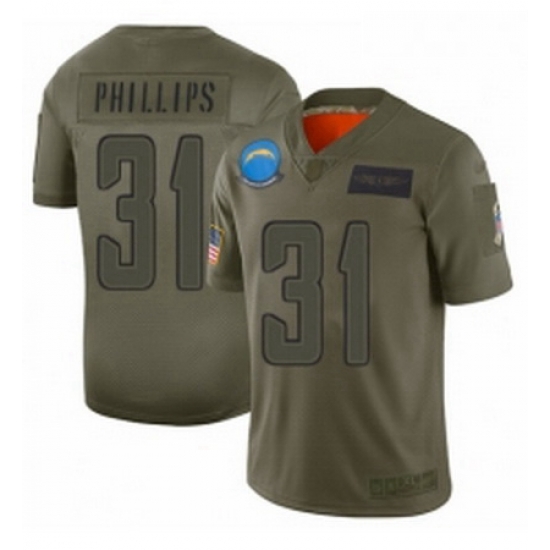 Womens Los Angeles Chargers 31 Adrian Phillips Limited Camo 2019 Salute to Service Football Jersey Womens Los Angeles Chargers 31 Adrian Phillips Limited Camo 2019 Salute to Service Football Jersey
