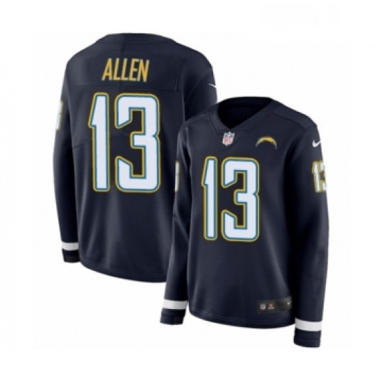 Womens Nike Los Angeles Chargers 13 Keenan Allen Limited Navy Blue Therma Long Sleeve NFL Jersey Womens Nike Los Angeles Chargers 13 Keenan Allen Limited Navy Blue Therma Long Sleeve NFL Jersey