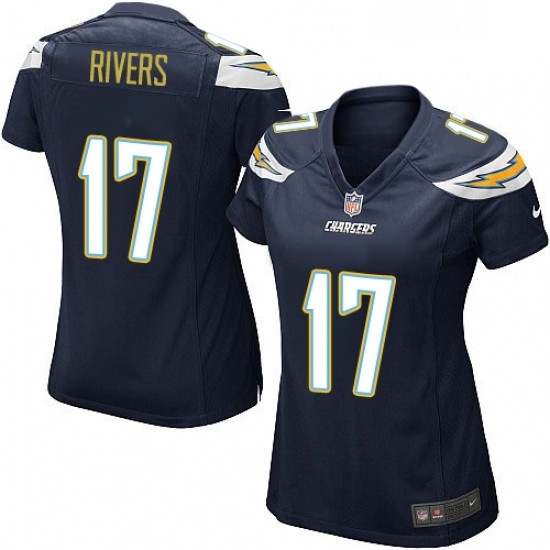 Womens Nike Los Angeles Chargers 17 Philip Rivers Game Navy Blue Team Color NFL Jersey Womens Nike Los Angeles Chargers 17 Philip Rivers Game Navy Blue Team Color NFL Jersey