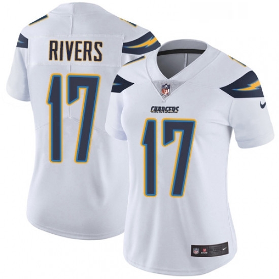 Womens Nike Los Angeles Chargers 17 Philip Rivers White Vapor Untouchable Limited Player NFL Jersey Womens Nike Los Angeles Chargers 17 Philip Rivers White Vapor Untouchable Limited Player NFL Jersey