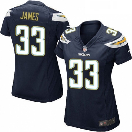 Womens Nike Los Angeles Chargers 33 Derwin James Game Navy Blue Team Color NFL Jersey Womens Nike Los Angeles Chargers 33 Derwin James Game Navy Blue Team Color NFL Jersey