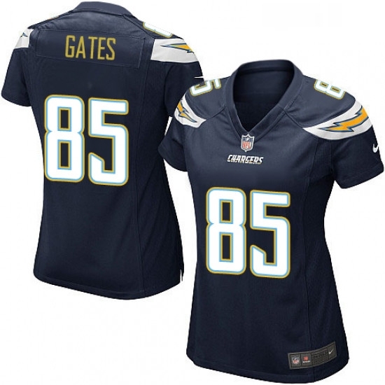 Womens Nike Los Angeles Chargers 85 Antonio Gates Game Navy Blue Team Color NFL Jersey Womens Nike Los Angeles Chargers 85 Antonio Gates Game Navy Blue Team Color NFL Jersey