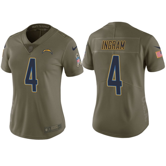 womens chargers melvin ingram olive 2017 salute to service jersey womens chargers melvin ingram olive 2017 salute to service jersey
