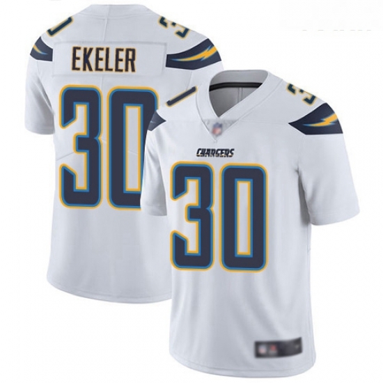 Chargers #30 Austin Ekeler White Youth Stitched Football Vapor Untouchable Limited Jersey Chargers #30 Austin Ekeler White Youth Stitched Football Vapor Untouchable Limited Jersey