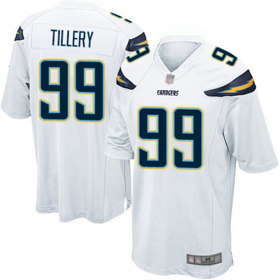 Chargers 99 Jerry Tillery White Youth Stitched Football Elite Jersey Chargers 99 Jerry Tillery White Youth Stitched Football Elite Jersey