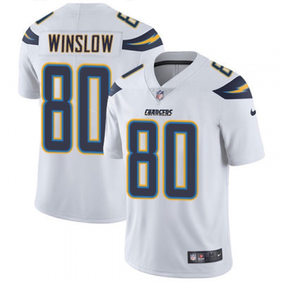 Nike Chargers #80 Kellen Winslow White Youth Stitched NFL Vapor Untouchable Limited Jersey Nike Chargers #80 Kellen Winslow White Youth Stitched NFL Vapor Untouchable Limited Jersey