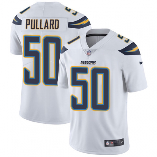 Youth Los Angeles Chargers #50 Hayes Pullard White Jersey
