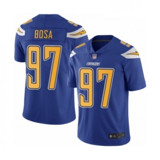 Youth Los Angeles Chargers 97 Joey Bosa Limited Electric Blue Rush Vapor Untouchable Football Jersey Youth Los Angeles Chargers 97 Joey Bosa Limited Electric Blue Rush Vapor Untouchable Football Jersey