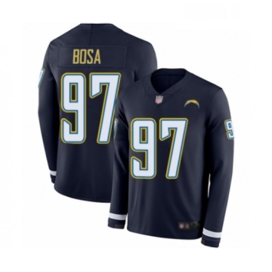 Youth Los Angeles Chargers 97 Joey Bosa Limited Navy Blue Therma Long Sleeve Football Jersey Youth Los Angeles Chargers 97 Joey Bosa Limited Navy Blue Therma Long Sleeve Football Jersey