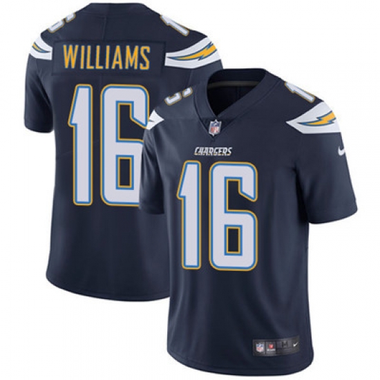 Youth Nike Chargers #16 Tyrell Williams Navy Blue Team Color Stitched NFL Vapor Untouchable Limited Jersey Youth Nike Chargers #16 Tyrell Williams Navy Blue Team Color Stitched NFL Vapor Untouchable Limited Jersey