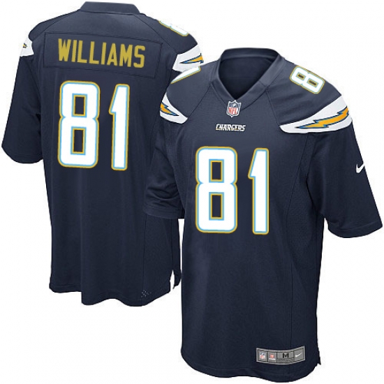 Youth Nike Chargers #81 Mike Williams Navy Blue Team Color Stitched NFL New Elite Jersey Youth Nike Chargers #81 Mike Williams Navy Blue Team Color Stitched NFL New Elite Jersey