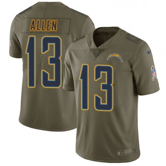 Youth Nike Los Angeles Chargers 13 Keenan Allen Limited Olive 2017 Salute to Service NFL Jersey Youth Nike Los Angeles Chargers 13 Keenan Allen Limited Olive 2017 Salute to Service NFL Jersey