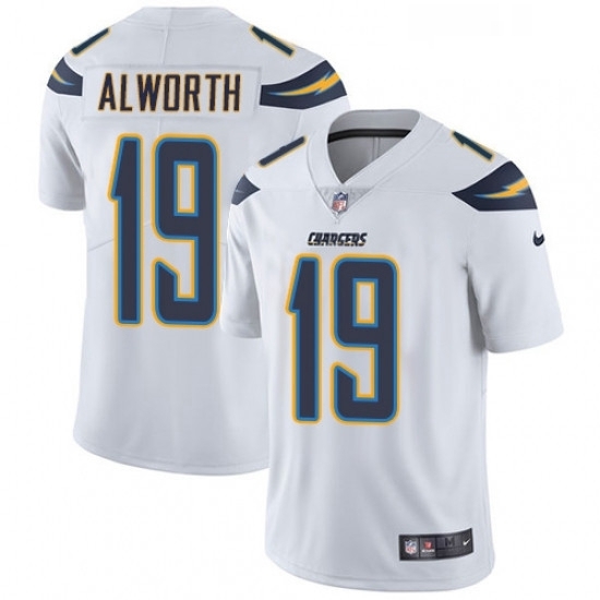 Youth Nike Los Angeles Chargers 19 Lance Alworth Elite White NFL Jersey Youth Nike Los Angeles Chargers 19 Lance Alworth Elite White NFL Jersey