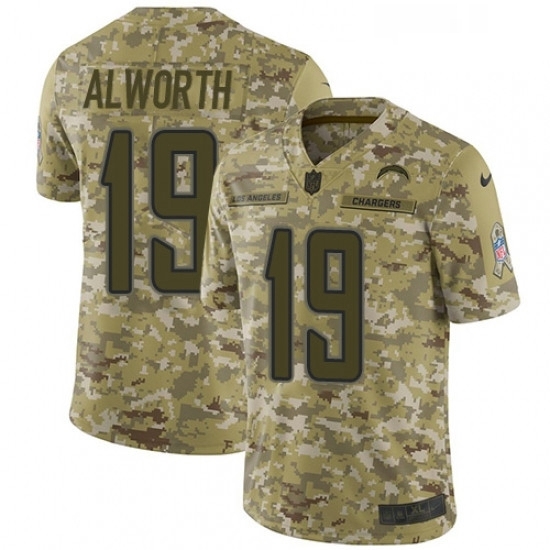 Youth Nike Los Angeles Chargers 19 Lance Alworth Limited Camo 2018 Salute to Service NFL Jersey Youth Nike Los Angeles Chargers 19 Lance Alworth Limited Camo 2018 Salute to Service NFL Jersey