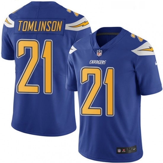 Youth Nike Los Angeles Chargers 21 LaDainian Tomlinson Limited Electric Blue Rush Vapor Untouchable NFL Jersey Youth Nike Los Angeles Chargers 21 LaDainian Tomlinson Limited Electric Blue Rush Vapor Untouchable NFL Jersey