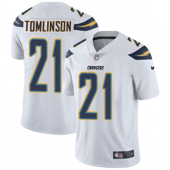 Youth Nike Los Angeles Chargers 21 LaDainian Tomlinson White Vapor Untouchable Limited Player NFL Jersey Youth Nike Los Angeles Chargers 21 LaDainian Tomlinson White Vapor Untouchable Limited Player NFL Jersey