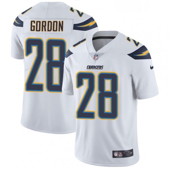 Youth Nike Los Angeles Chargers 28 Melvin Gordon White Vapor Untouchable Limited Player NFL Jersey Youth Nike Los Angeles Chargers 28 Melvin Gordon White Vapor Untouchable Limited Player NFL Jersey