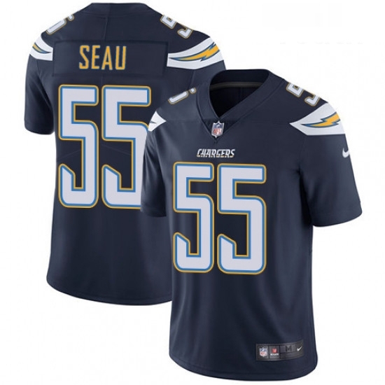 Youth Nike Los Angeles Chargers 55 Junior Seau Elite Navy Blue Team Color NFL Jersey Youth Nike Los Angeles Chargers 55 Junior Seau Elite Navy Blue Team Color NFL Jersey