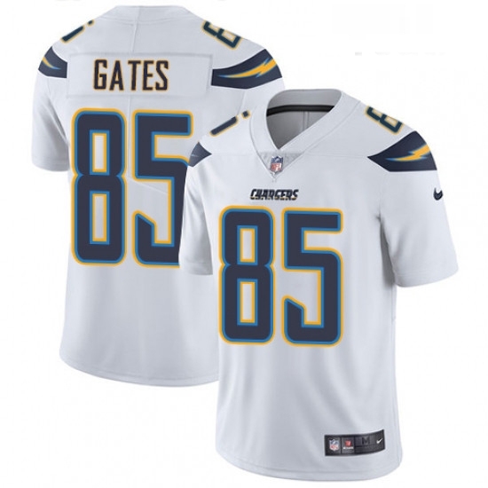 Youth Nike Los Angeles Chargers 85 Antonio Gates White Vapor Untouchable Limited Player NFL Jersey Youth Nike Los Angeles Chargers 85 Antonio Gates White Vapor Untouchable Limited Player NFL Jersey