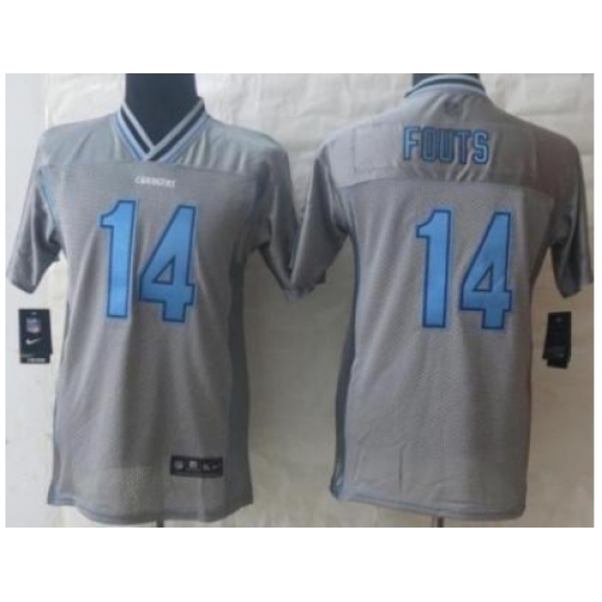 Youth Nike San Diego Chargers 14 Dan Fouts Grey Vapor Elite Jerseys Youth Nike San Diego Chargers 14 Dan Fouts Grey Vapor Elite Jerseys