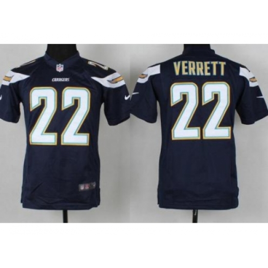 Youth Nike San Diego Chargers 22 Jason Verrett Dark Blue NFL Jerseys Youth Nike San Diego Chargers 22 Jason Verrett Dark Blue NFL Jerseys