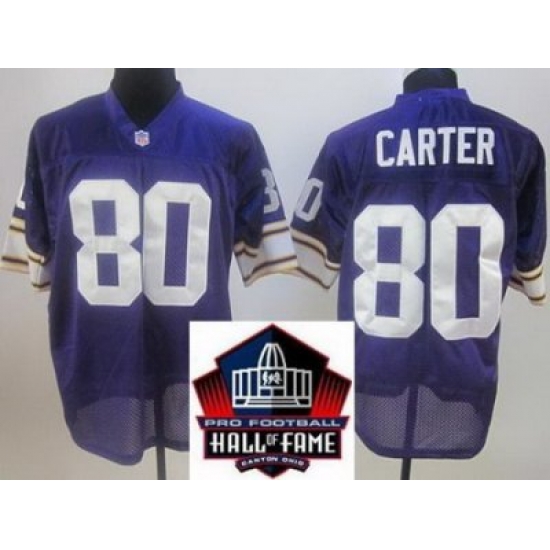 2012 Hall of Fame Minnesota Vikings 80 Cris Carter Purple Throwback Jerseys 2012 Hall of Fame Minnesota Vikings 80 Cris Carter Purple Throwback Jerseys