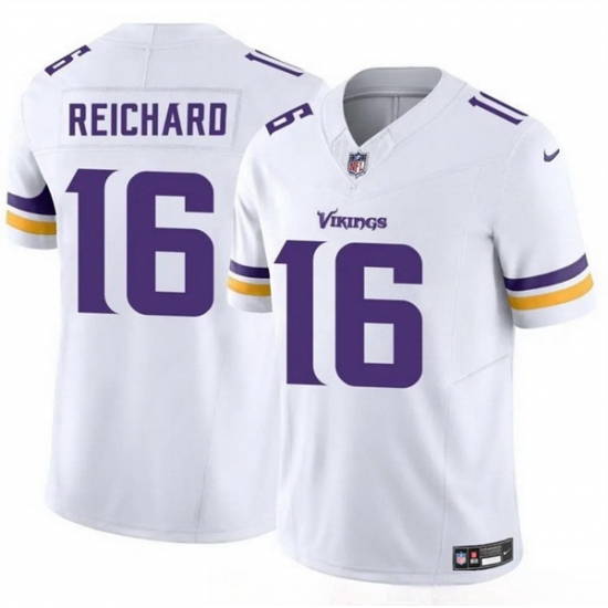 Men Minnesota Vikings 16 Will Reichard White 2024 F U S E Vapor Untouchable Limited Stitched Jersey Men Minnesota Vikings 16 Will Reichard White 2024 F U S E Vapor Untouchable Limited Stitched Jersey