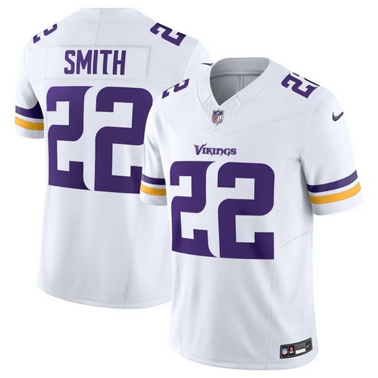 Men Minnesota Vikings 22 Harrison Smith White 2023 F.U.S.E. Vapor Untouchable Stitched Jersey Men Minnesota Vikings 22 Harrison Smith White 2023 F.U.S.E. Vapor Untouchable Stitched Jersey